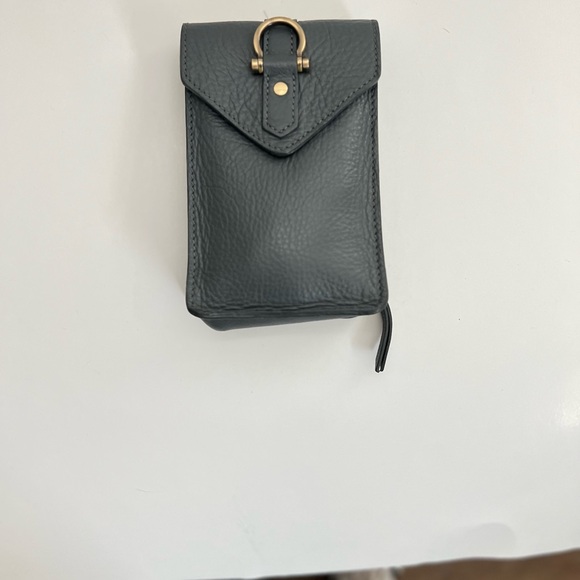 SAPAHN GRACE CROSSBODY Gray Leather Crossbody Bag - Picture 5 of 10